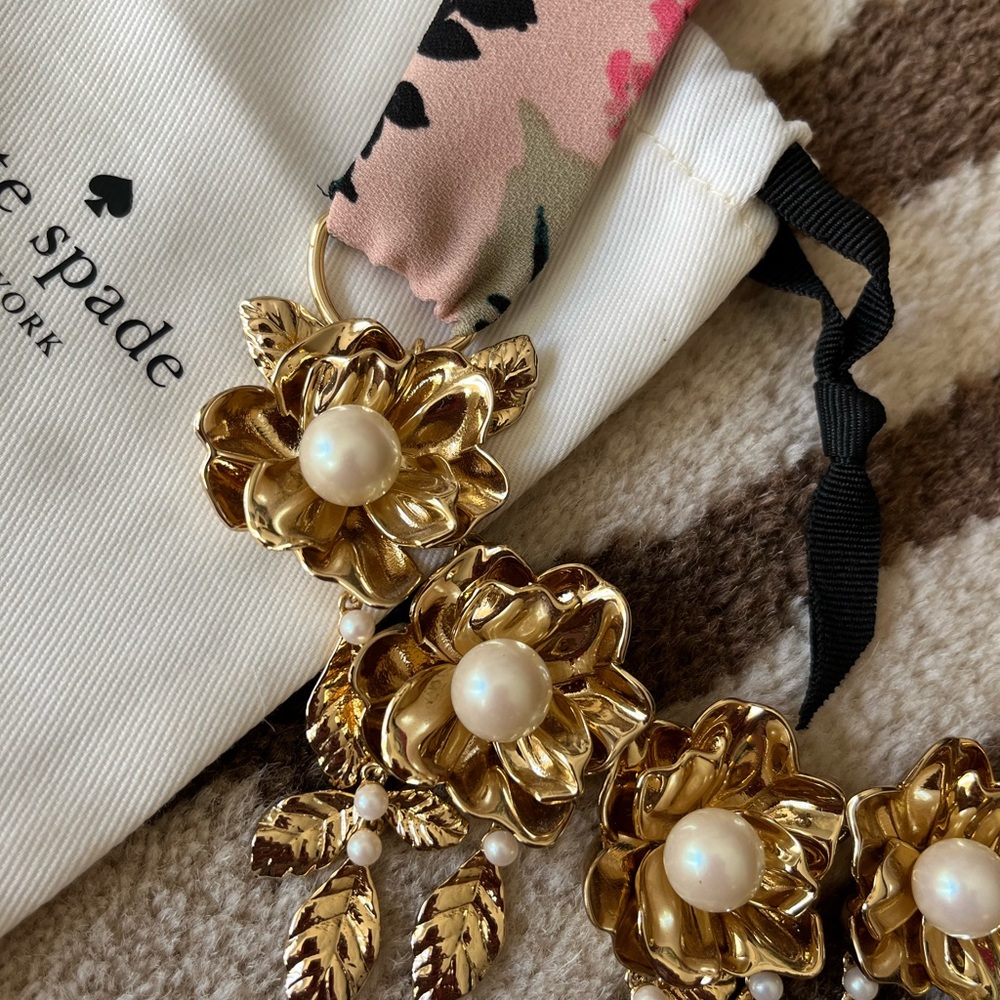 Kate Spade Lavish Blooms Statement Necklace - Picture 3 of 7